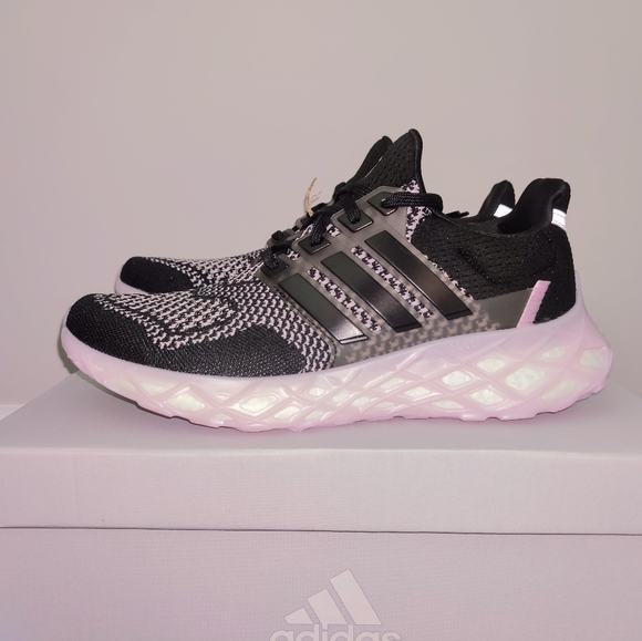 Women's Adidas Pink Ultraboost Web DNA - Picture 2 of 4